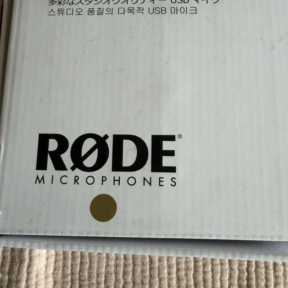 Rode NT-USB Condenser Microphone USB Podcast Studio‎ Mic Pop Filter Stand Tested